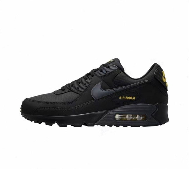 Women's Running weapon Air Max 90 Black Shoes 082
